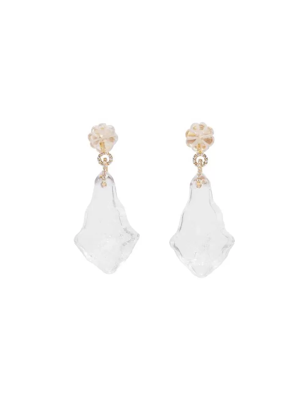 Cheap ZIMMERMANN Crystal Chandelier Earrings