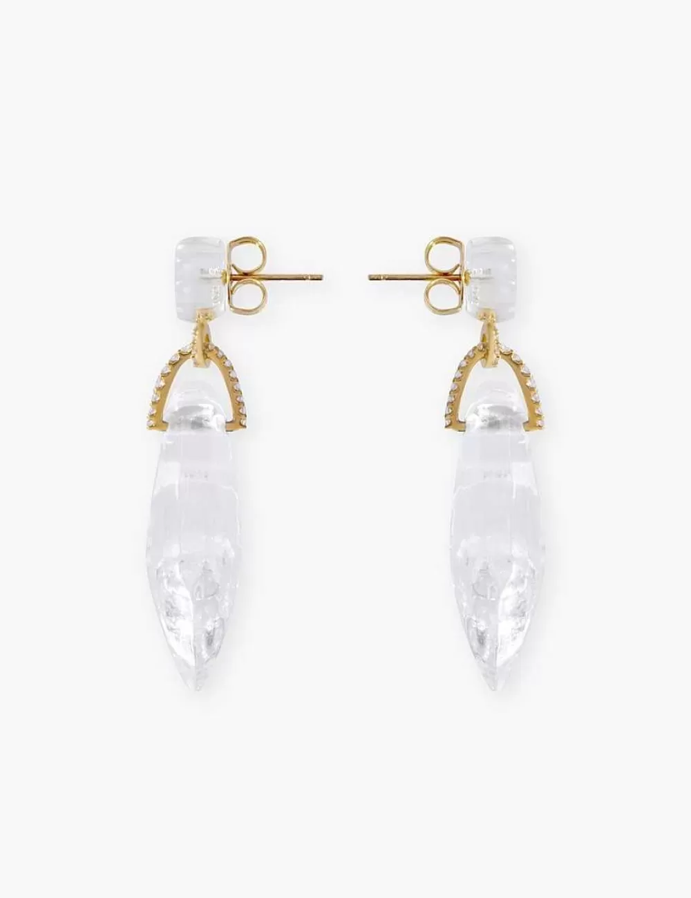 Cheap ZIMMERMANN Crystal Chandelier Earrings