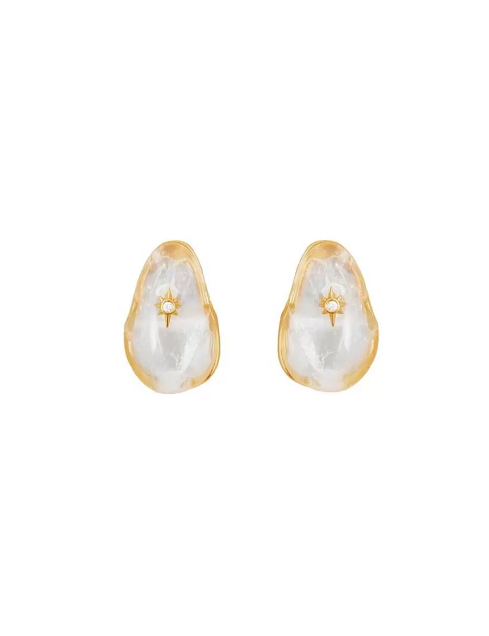 Shop ZIMMERMANN Crystal Pebble Earrings
