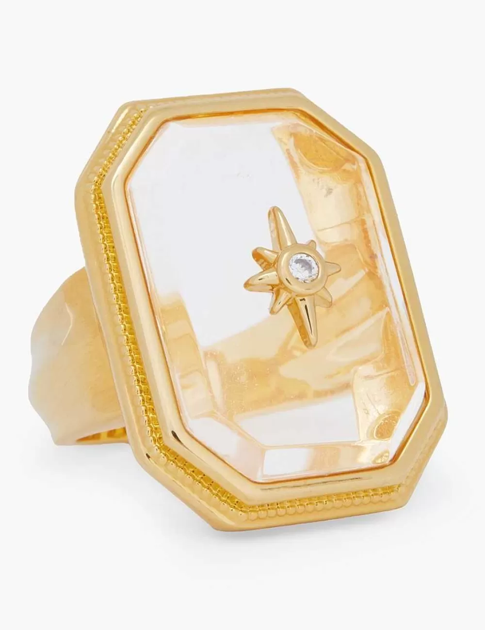 New ZIMMERMANN Crystal Signet Ring