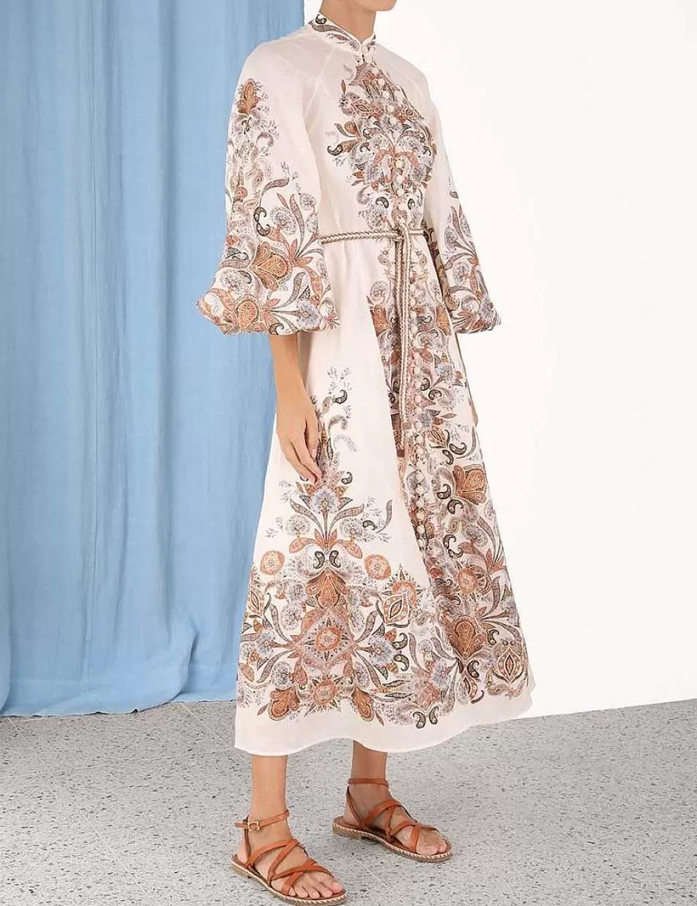 Best ZIMMERMANN Devi Billow Long Dress