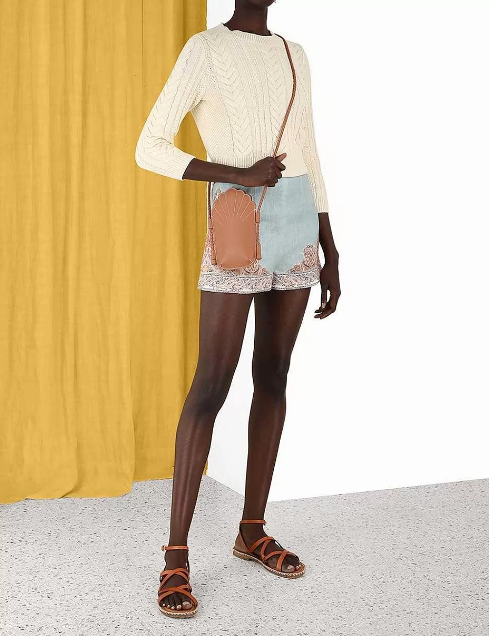 Best ZIMMERMANN Devi Cable Knit Top