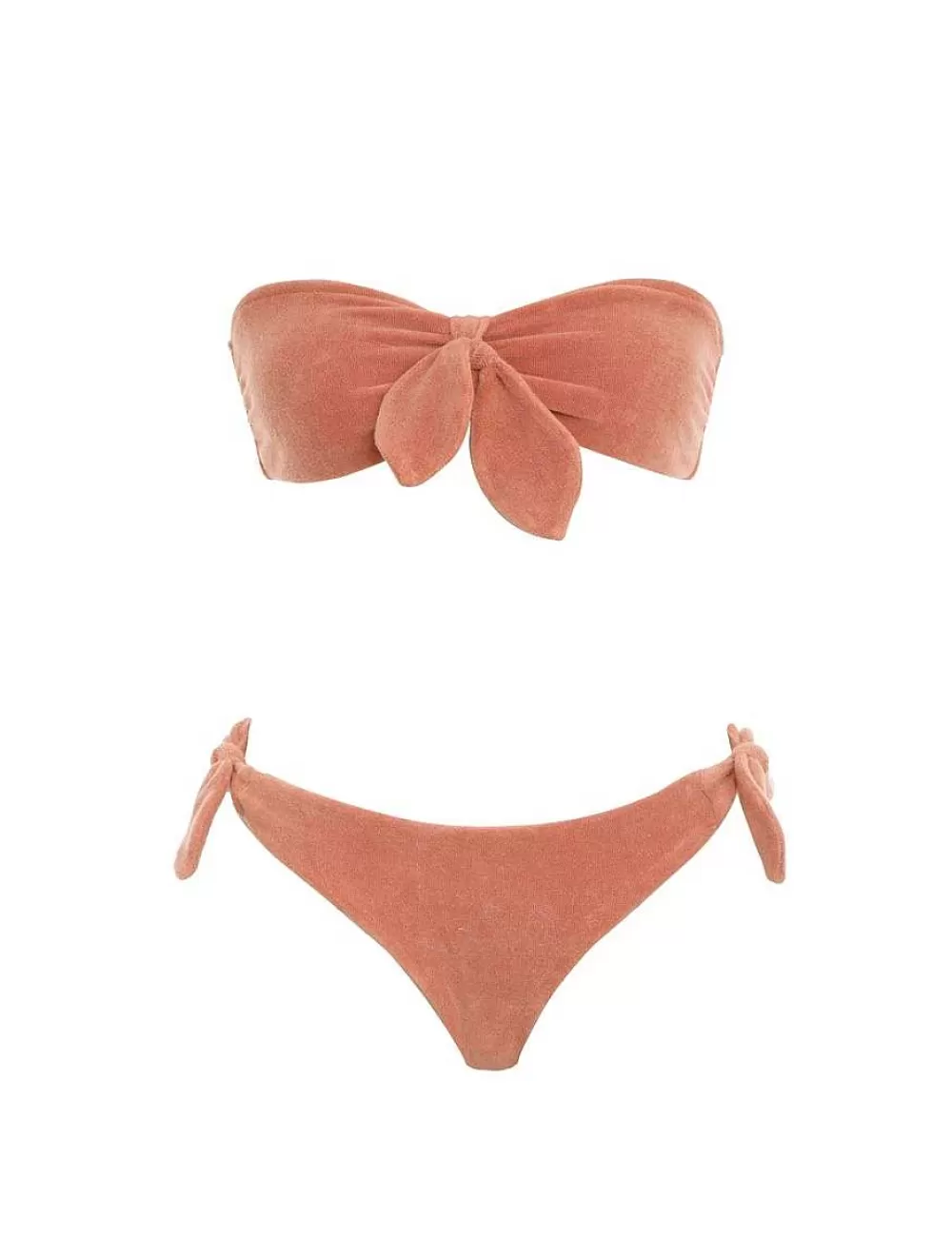 Best ZIMMERMANN Devi Terry Tie Bikini