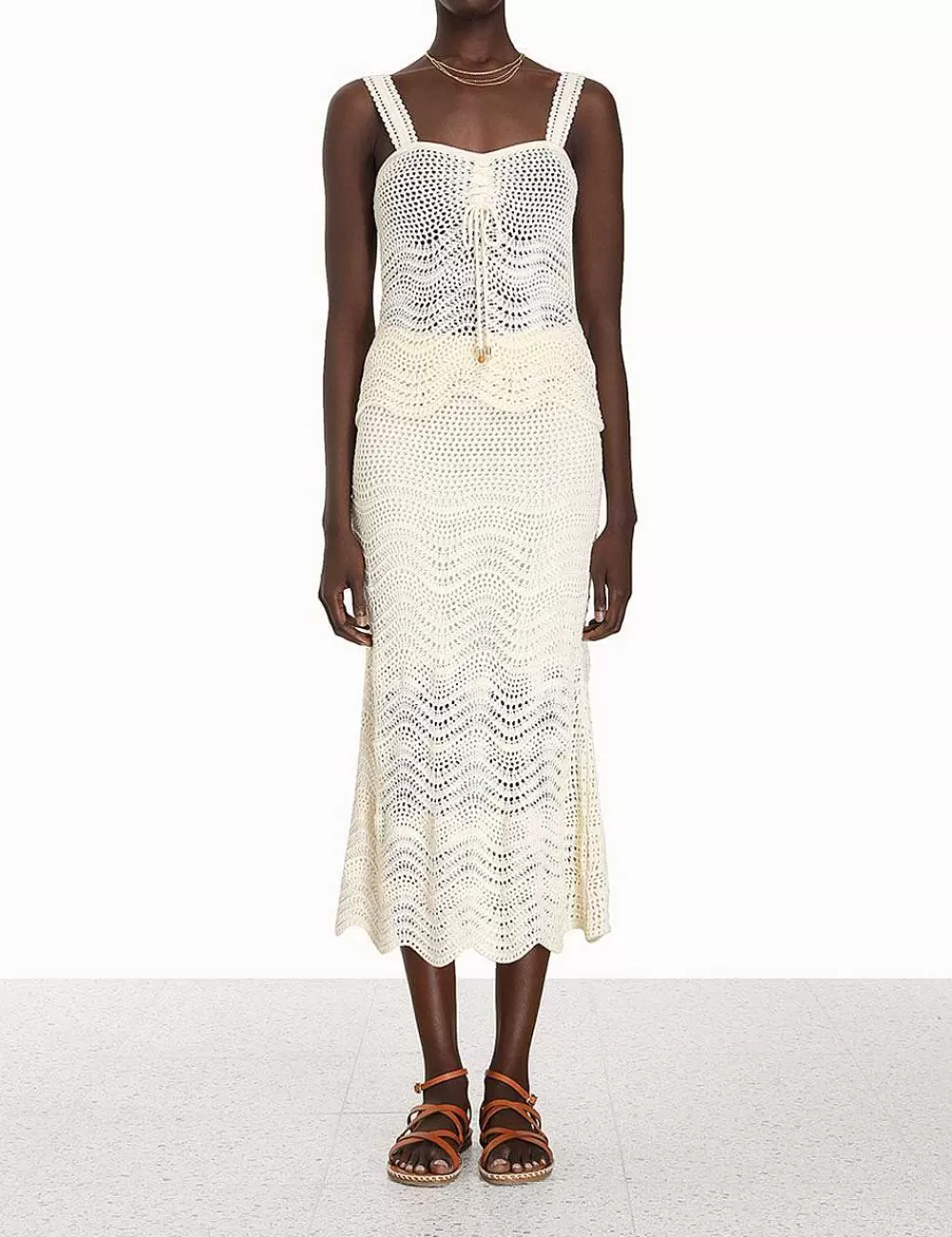 Discount ZIMMERMANN Devi Textured Knit Tank