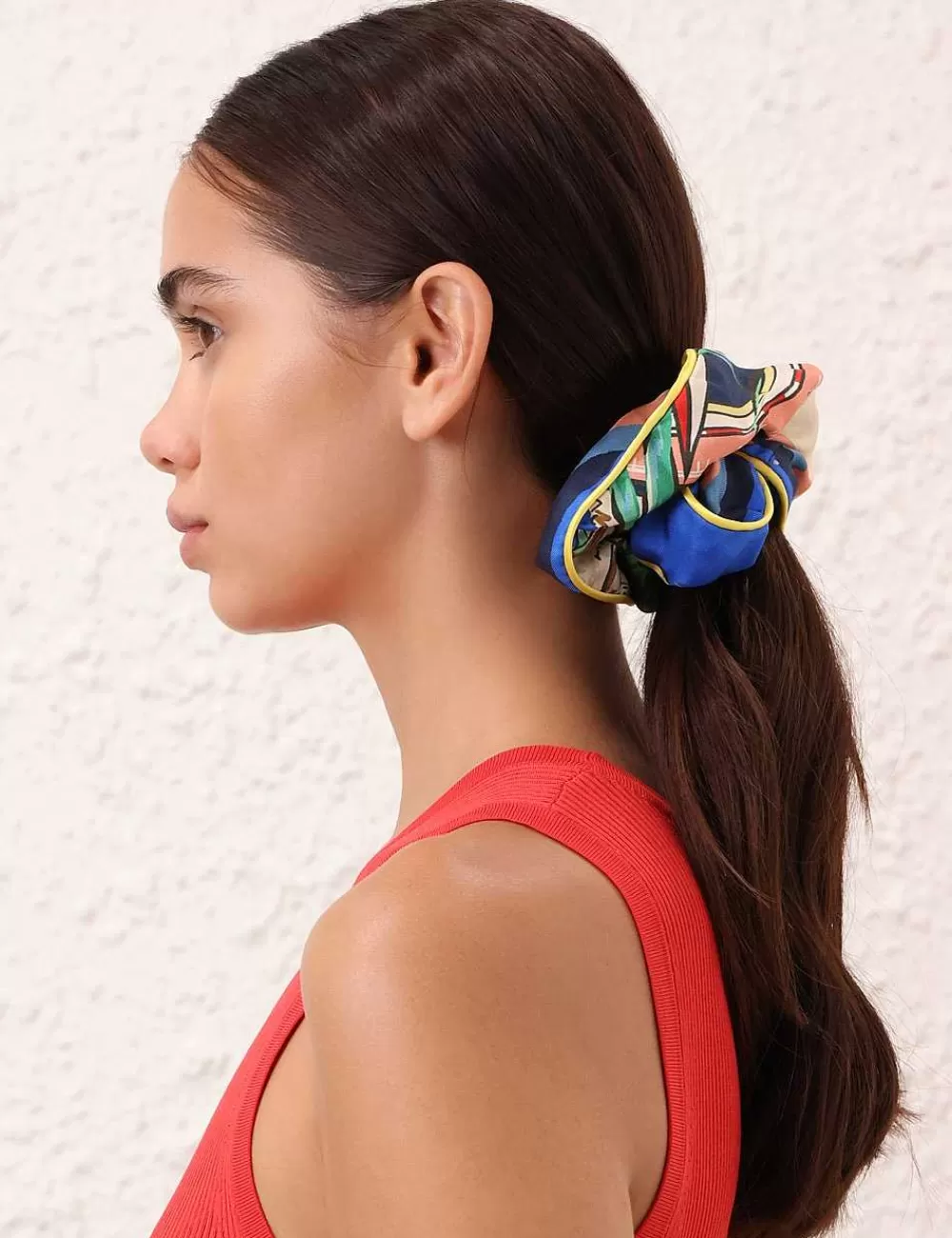 Fashion ZIMMERMANN Double Faced Silk Scrunchie
