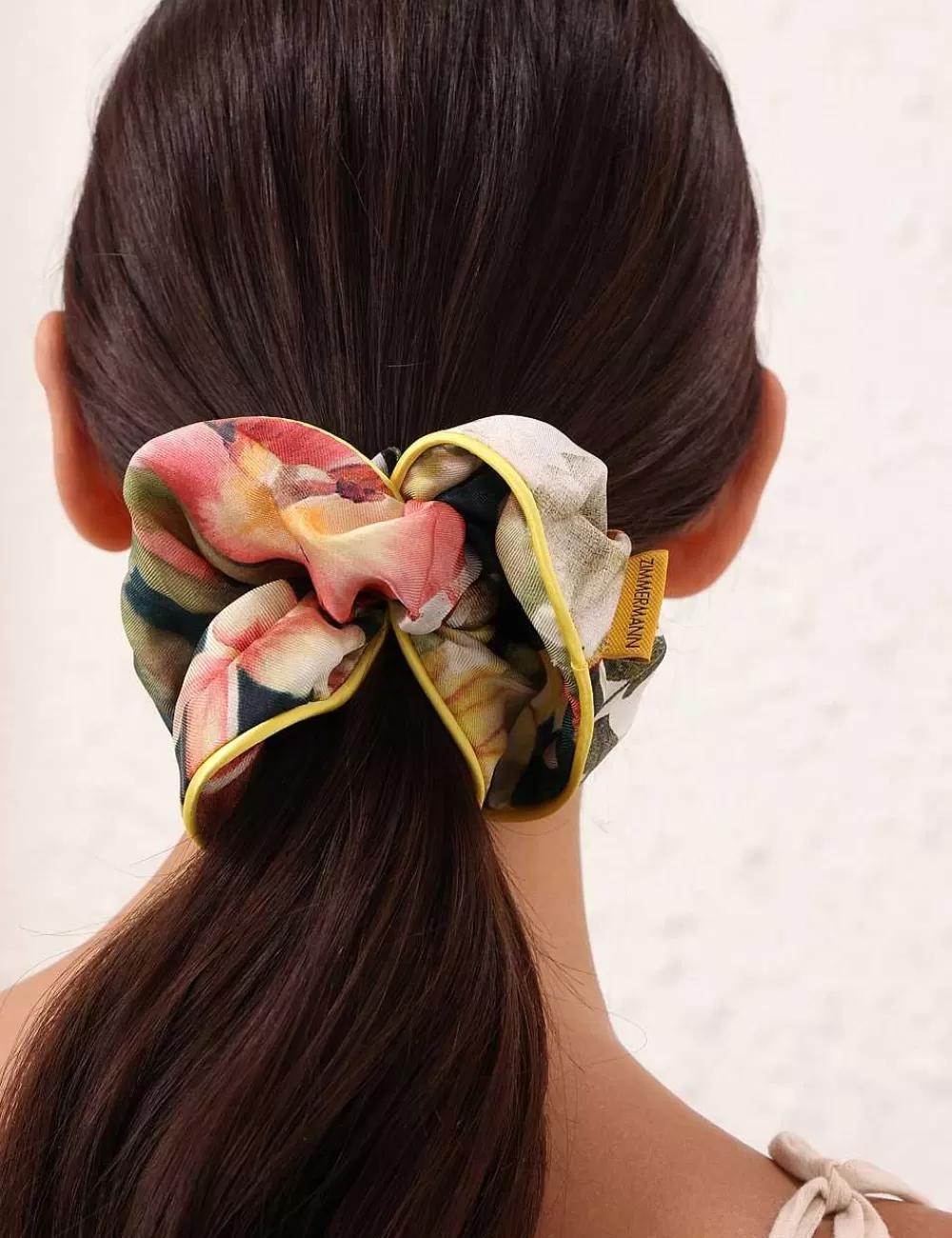 Shop ZIMMERMANN Double Faced Silk Scrunchie