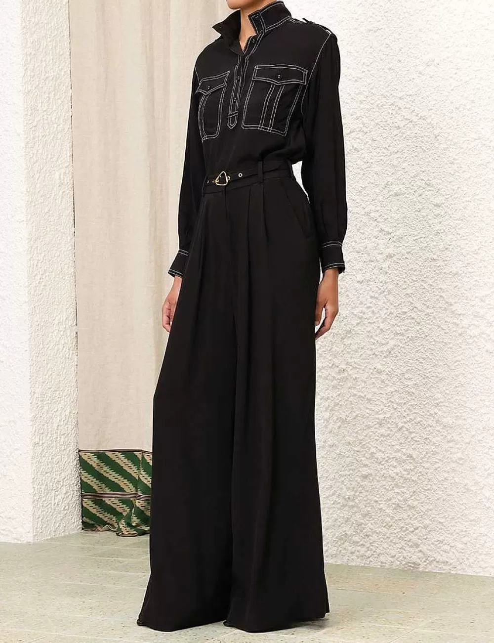 Online ZIMMERMANN Double Tuck Pant