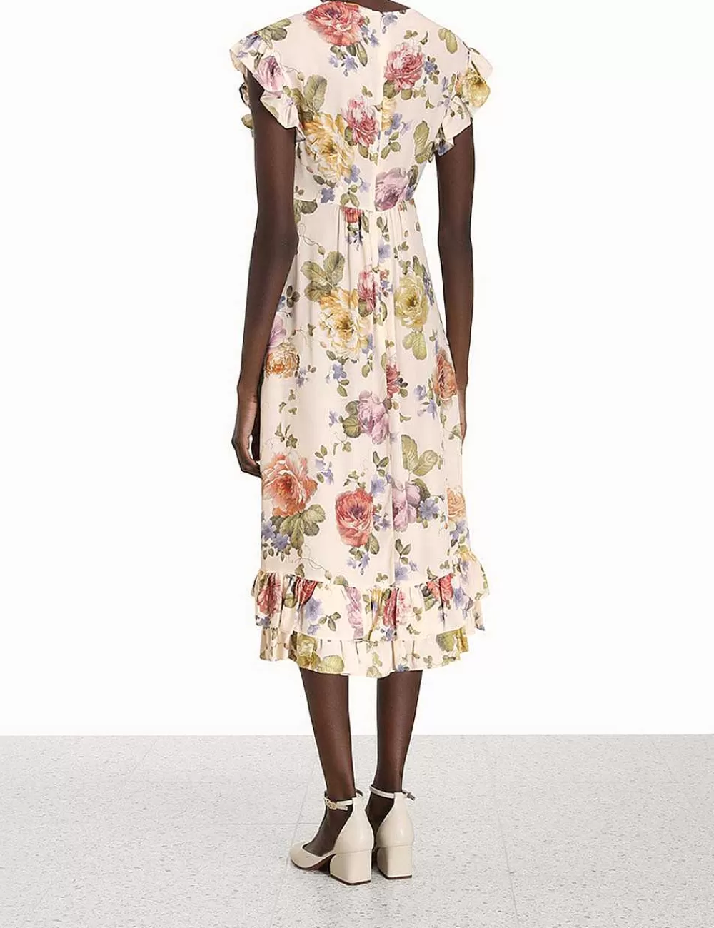 Hot ZIMMERMANN Frill Midi Dress