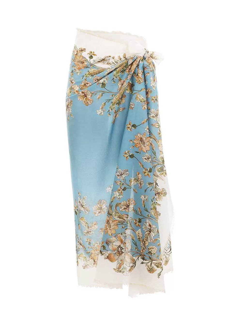 Best ZIMMERMANN Fringe Cotton Pareo