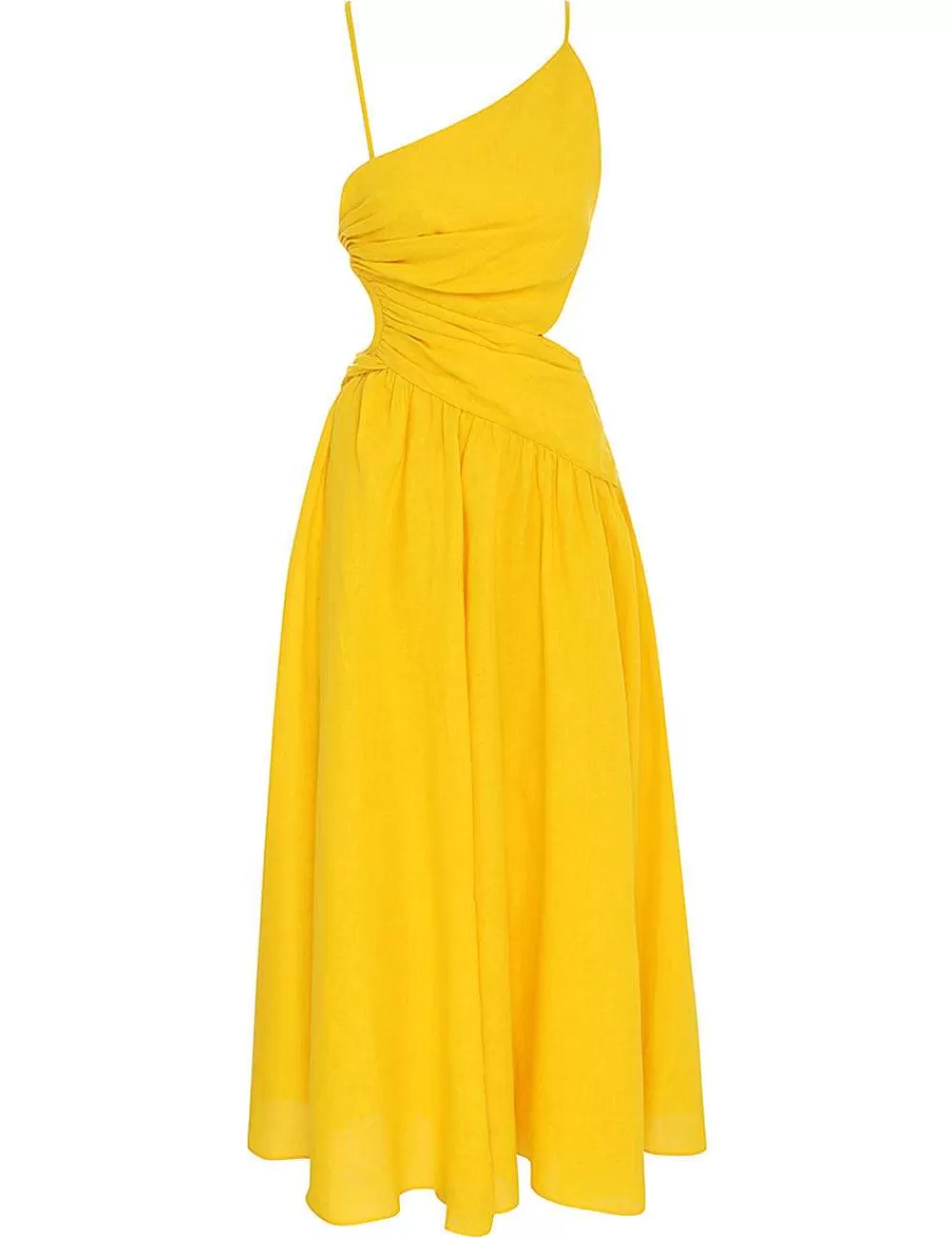 Best ZIMMERMANN Ginger Asymmetric Midi Dress