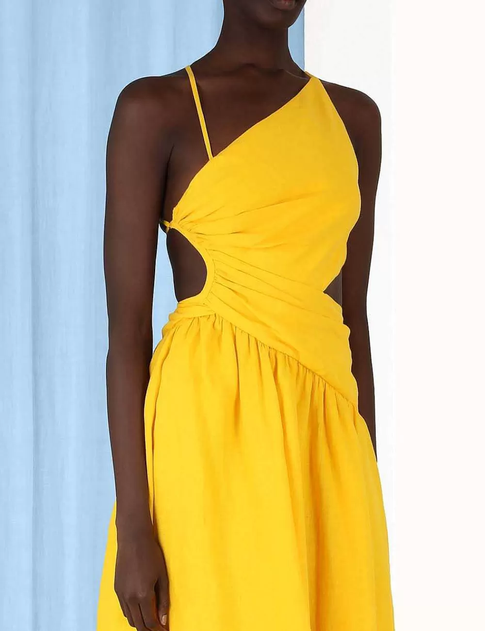Best ZIMMERMANN Ginger Asymmetric Midi Dress