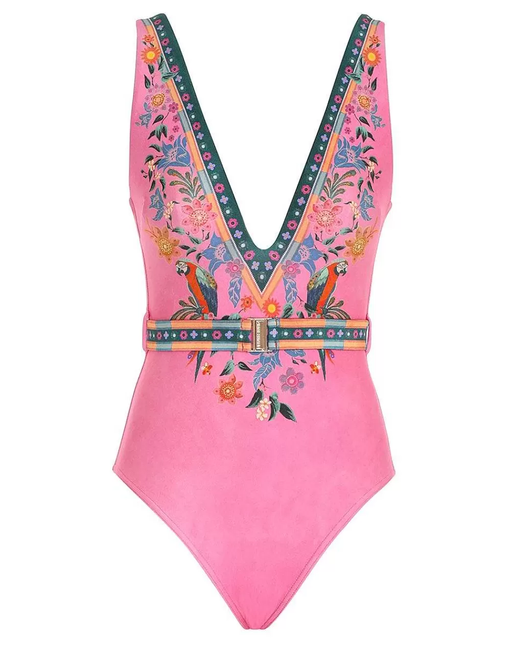 Discount ZIMMERMANN Ginger Belted Plunge 1Pc