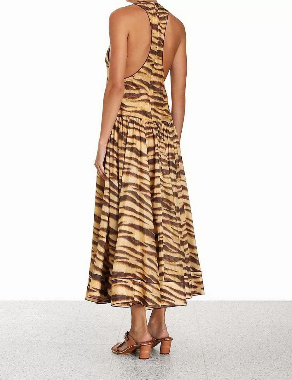 Fashion ZIMMERMANN Ginger Drop Waist Midi Dress