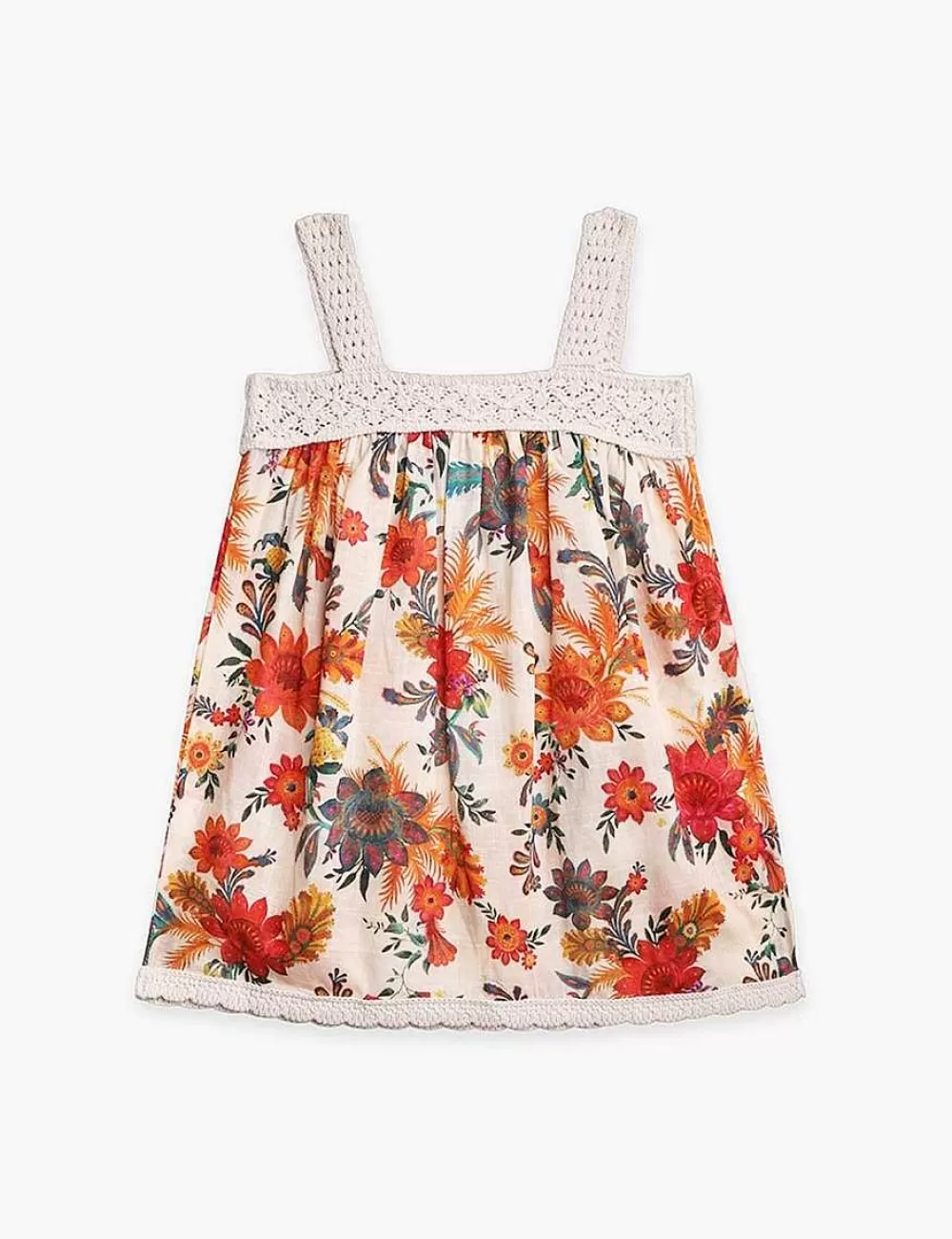 Outlet ZIMMERMANN Ginger Knit Trim Dress