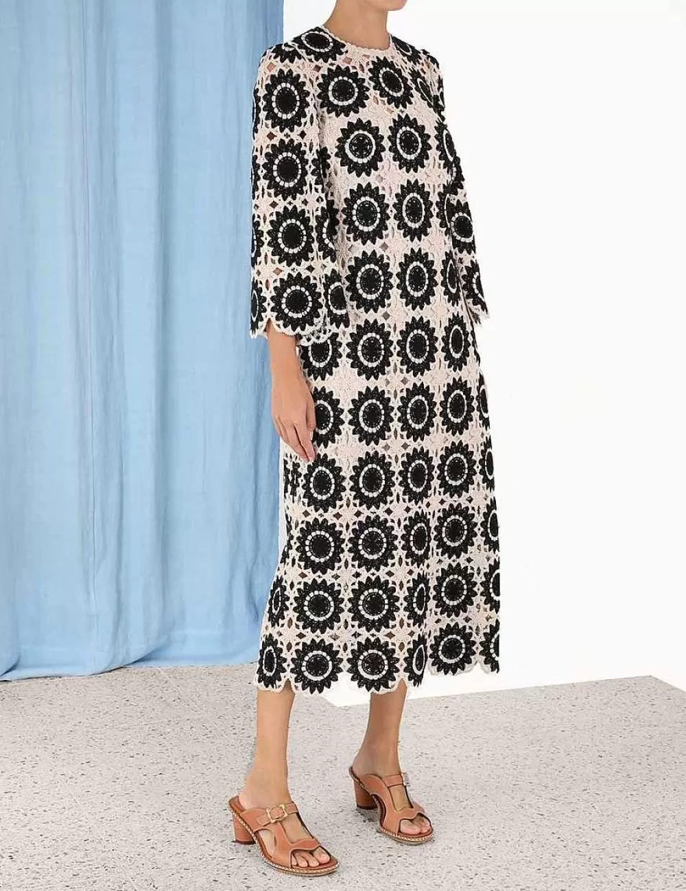 Best Sale ZIMMERMANN Ginger Lace Midi Dress