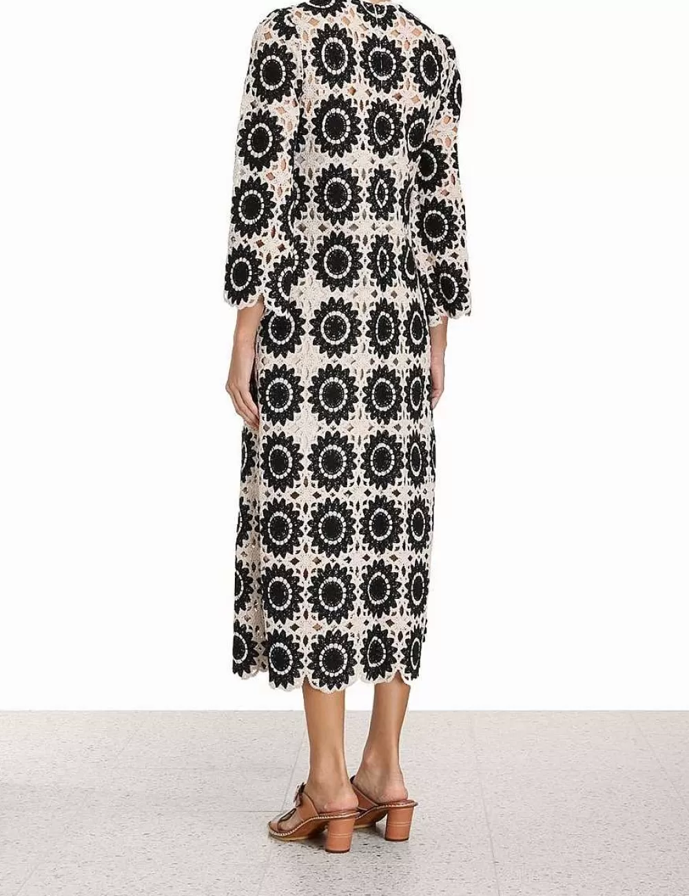 Best Sale ZIMMERMANN Ginger Lace Midi Dress