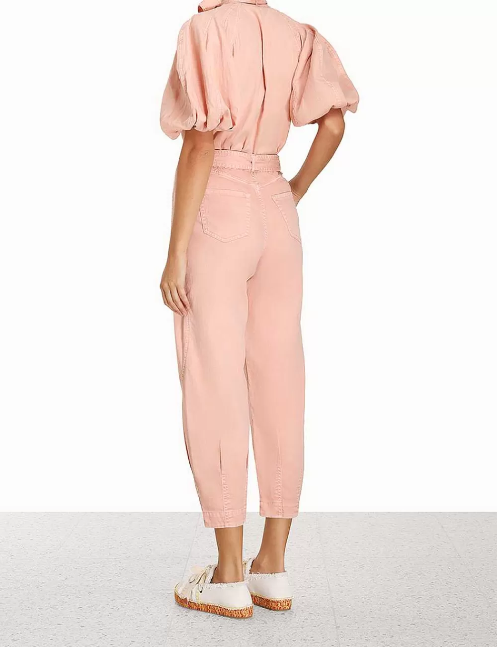 Clearance ZIMMERMANN Ginger Lantern Sleeve Shirt