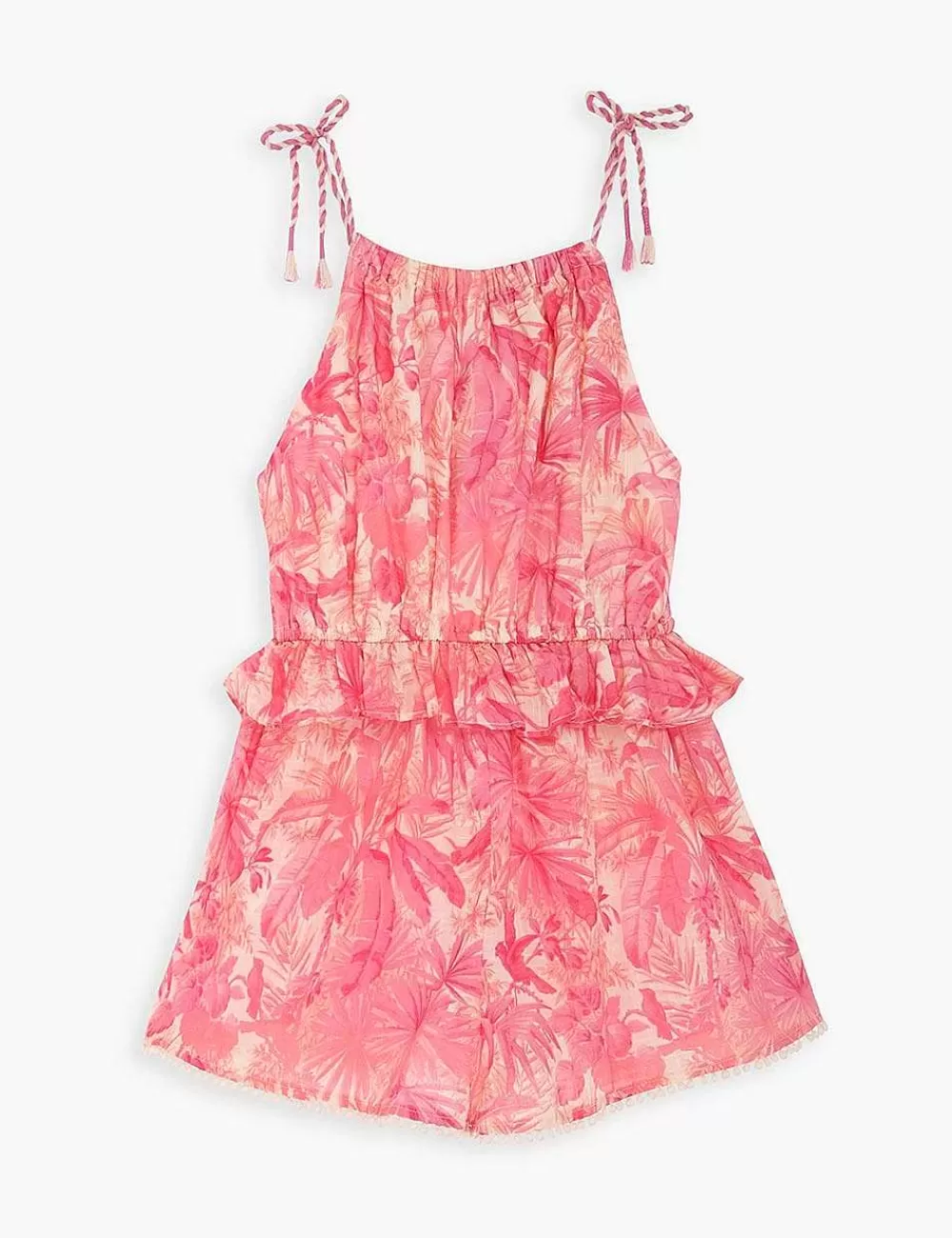 New ZIMMERMANN Ginger Tie Shoulder Playsuit
