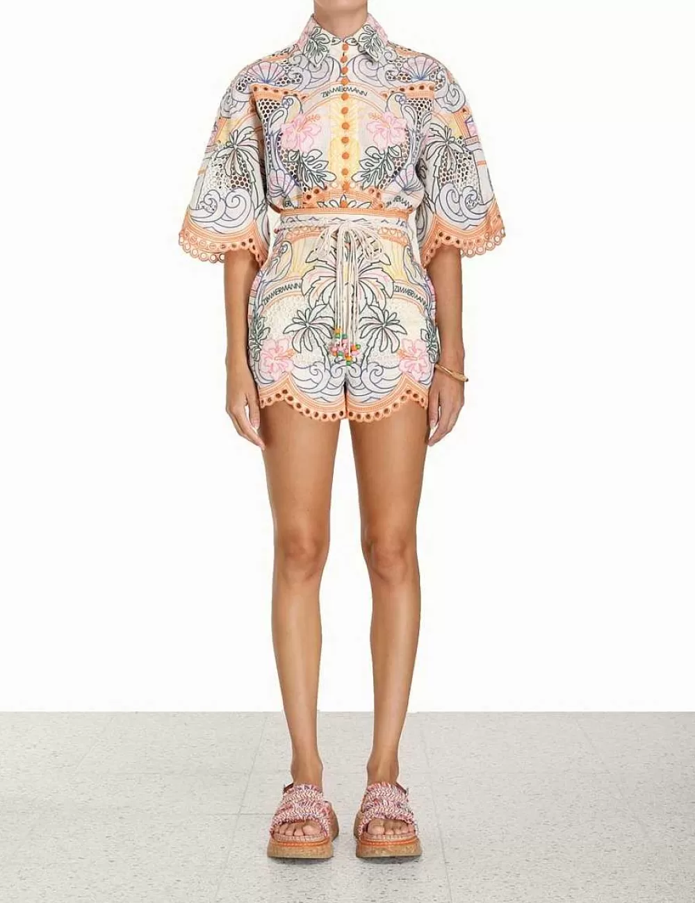 Hot ZIMMERMANN Ginger Tropical Shirt