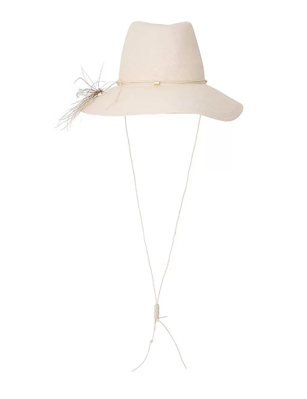 New ZIMMERMANN Glazed Straw Collapsible Hat