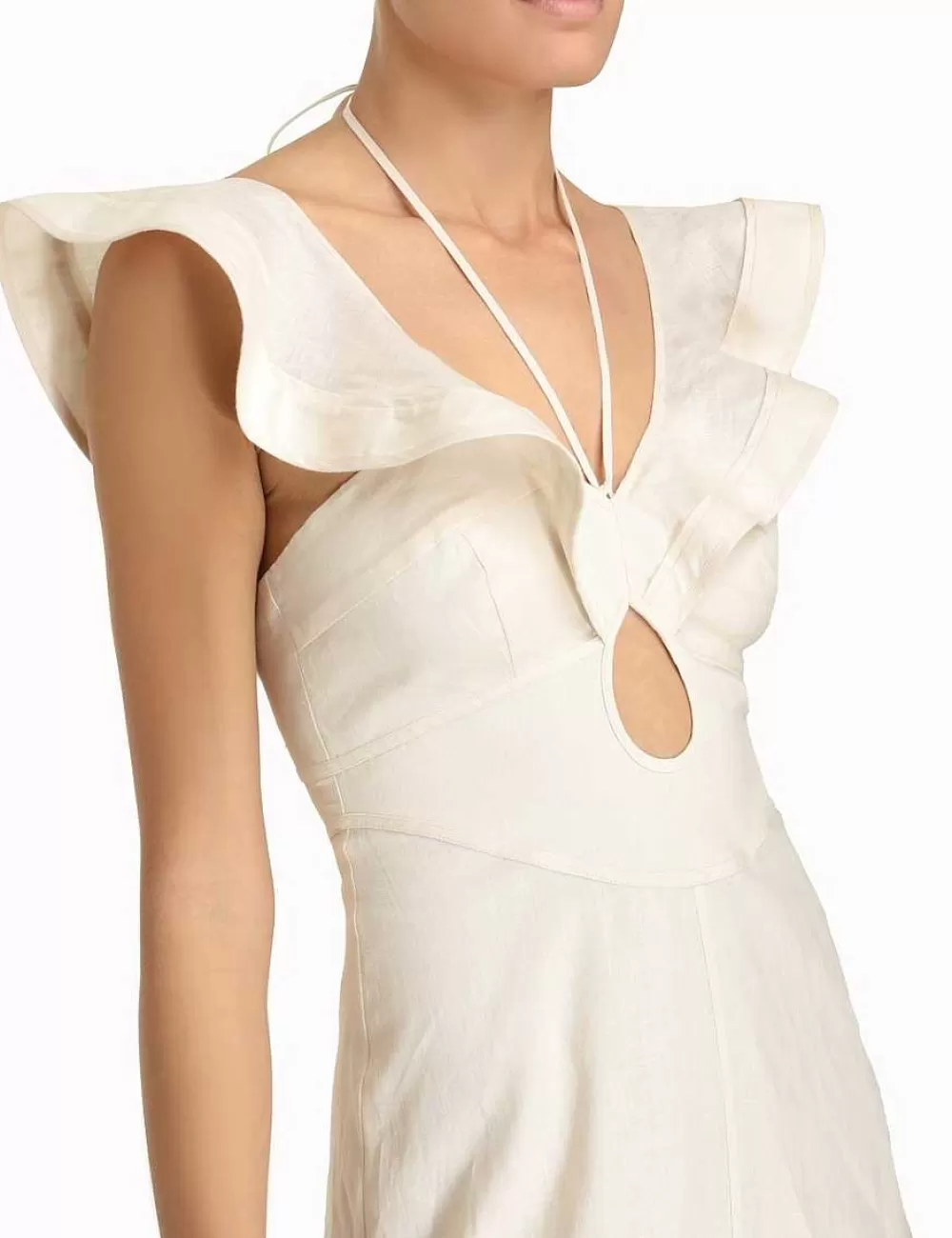 Best Sale ZIMMERMANN Halcyon Flutter Midi Dress