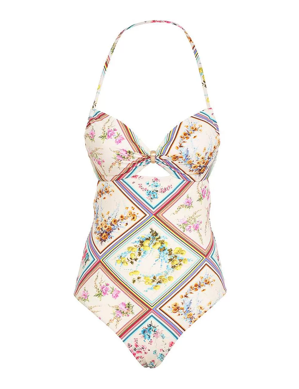 Best ZIMMERMANN Halcyon Halter Neck 1Pc
