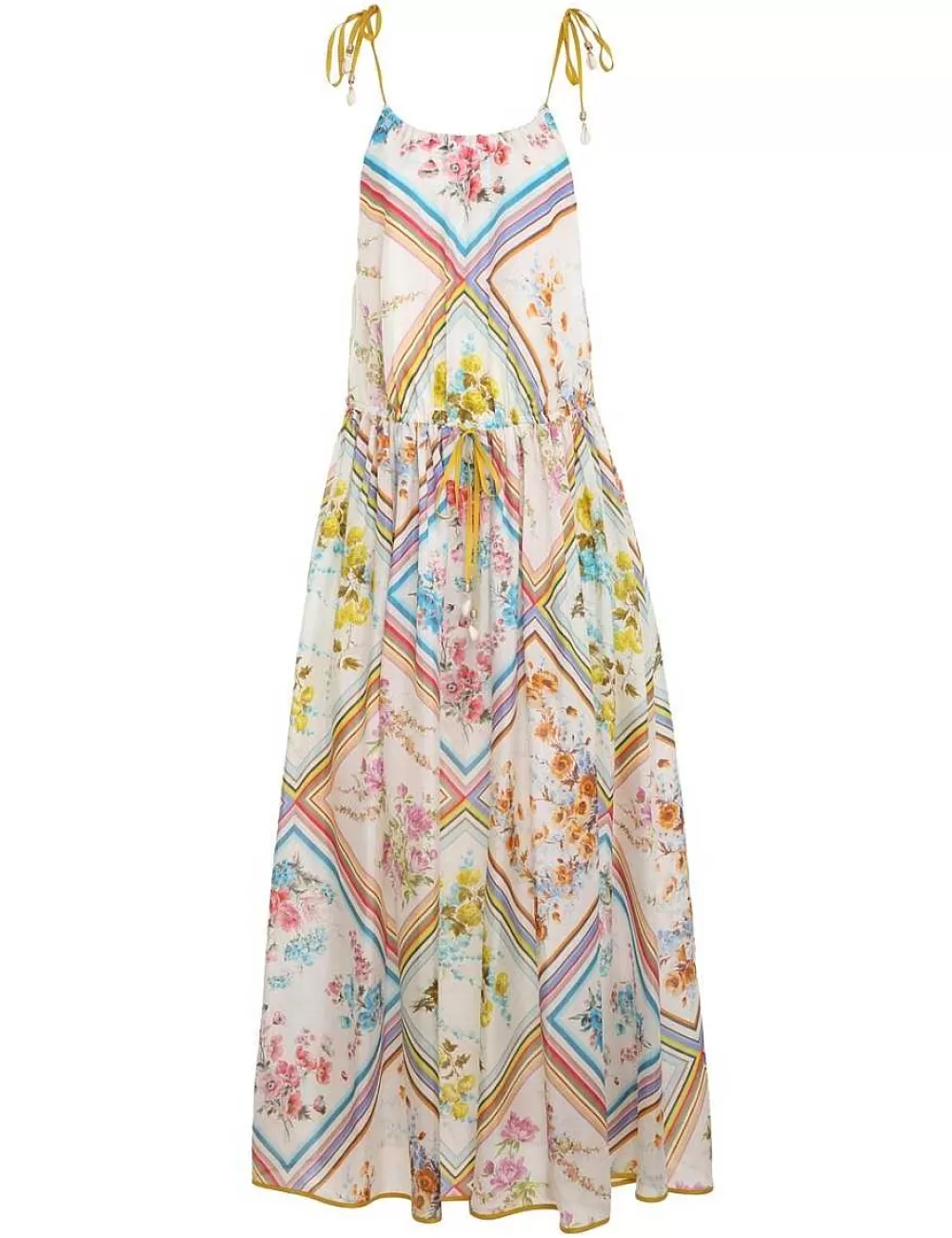 Sale ZIMMERMANN Halcyon Halter Scarf Dress