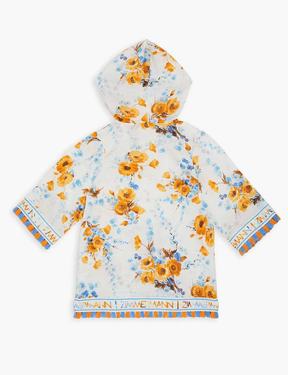 New ZIMMERMANN Halcyon Hooded Coverup
