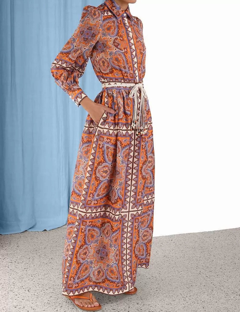 Sale ZIMMERMANN Halcyon Maxi Skirt