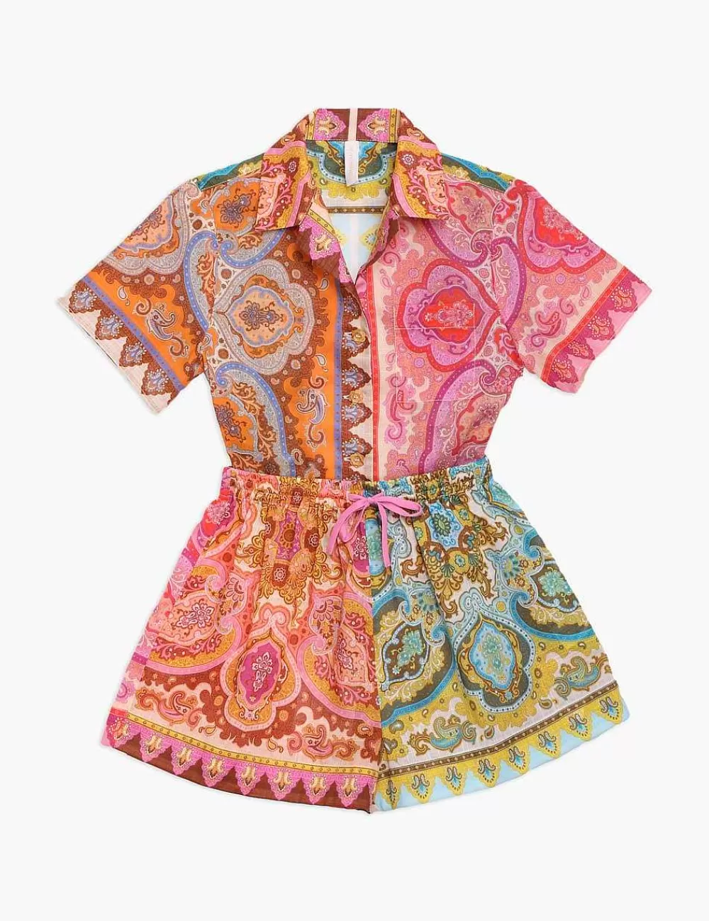 Sale ZIMMERMANN Halcyon Paisley Shorts