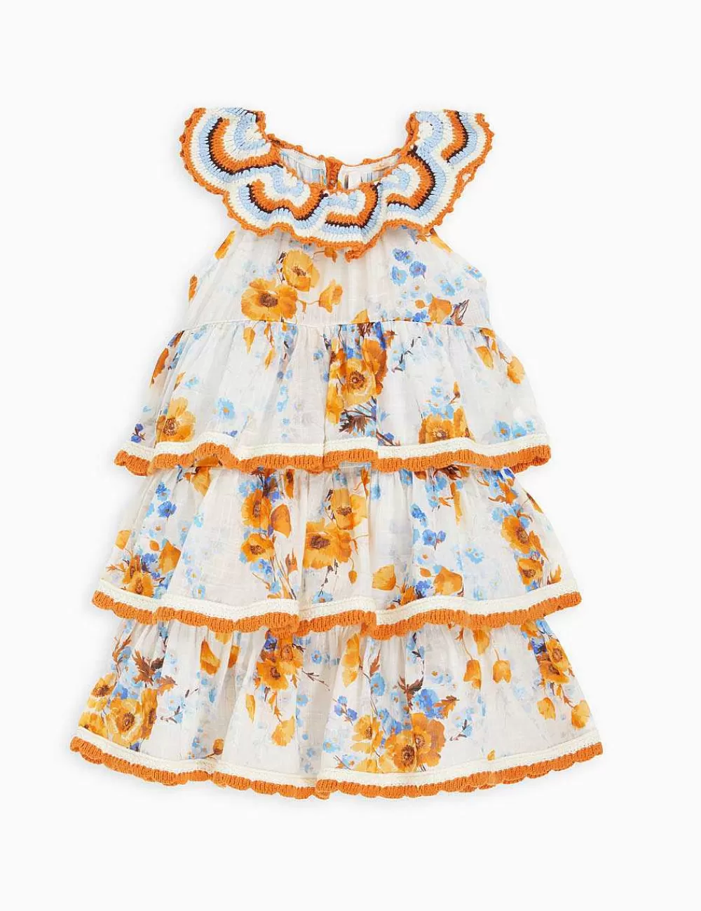 Store ZIMMERMANN Halcyon Scallop Crochet Dress