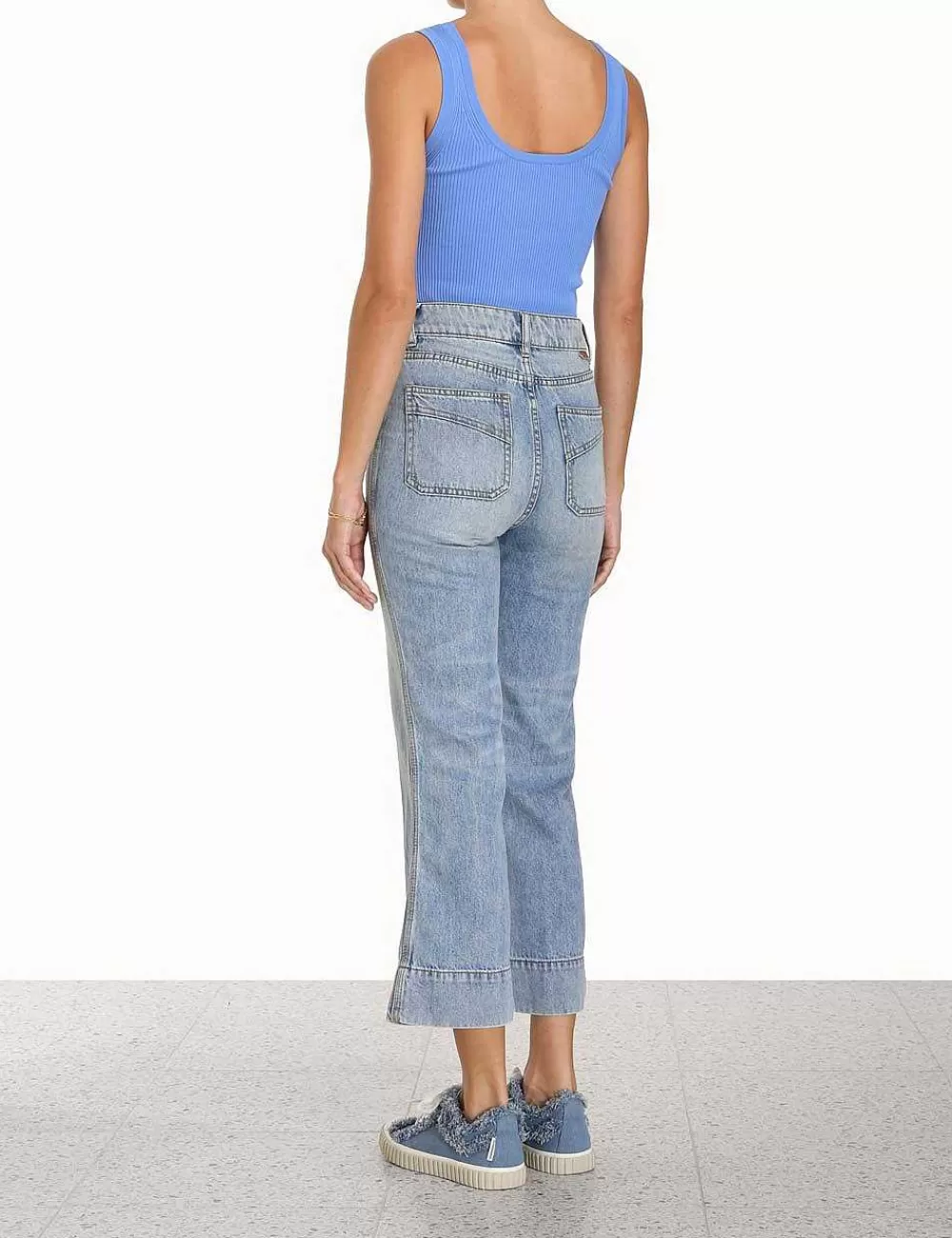 Store ZIMMERMANN Halcyon Scoop Neck Tank