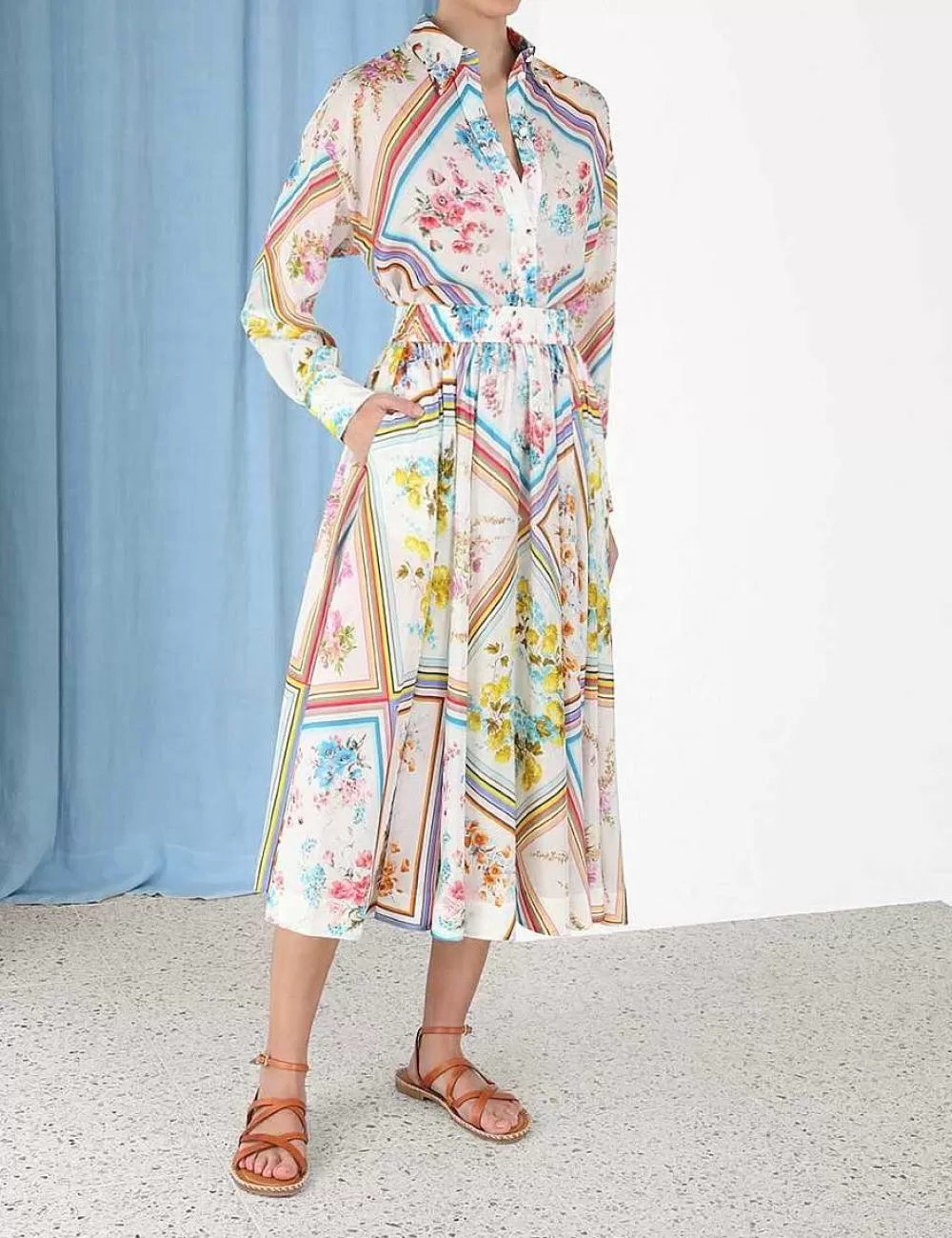 Sale ZIMMERMANN Halcyon Swing Skirt