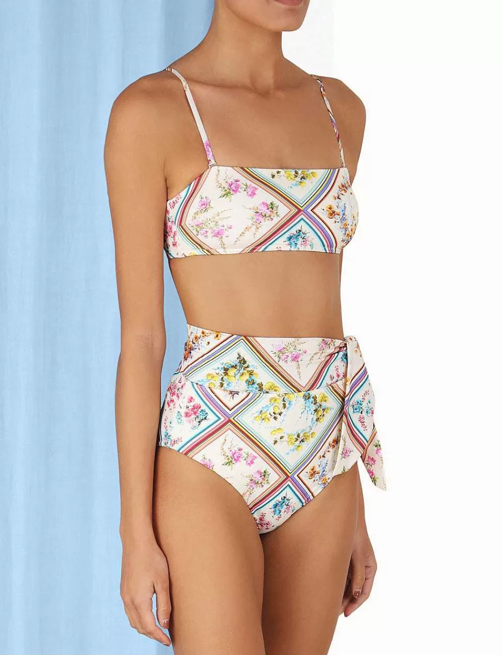 Best ZIMMERMANN Halcyon Tie Bandeau Bikini
