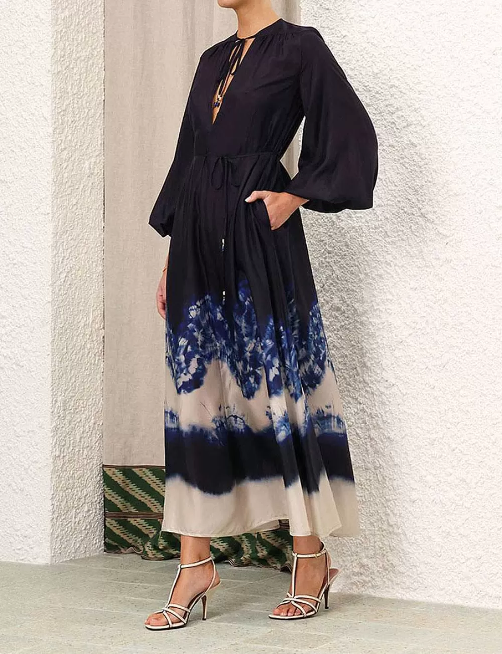 New ZIMMERMANN Junie Billow Maxi Dress