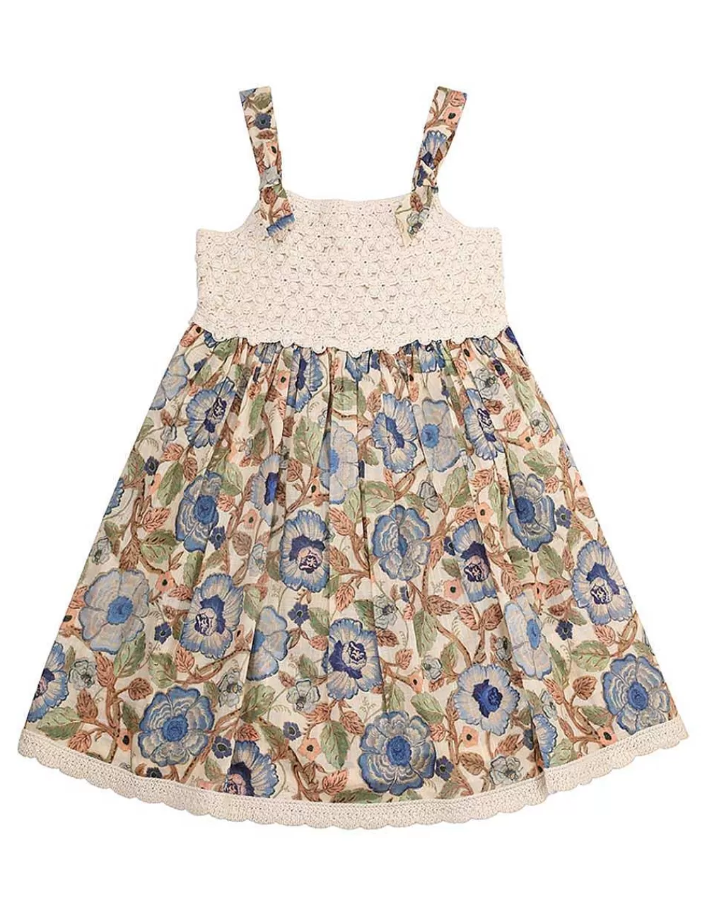 Online ZIMMERMANN Junie Crochet Top Woven Dress