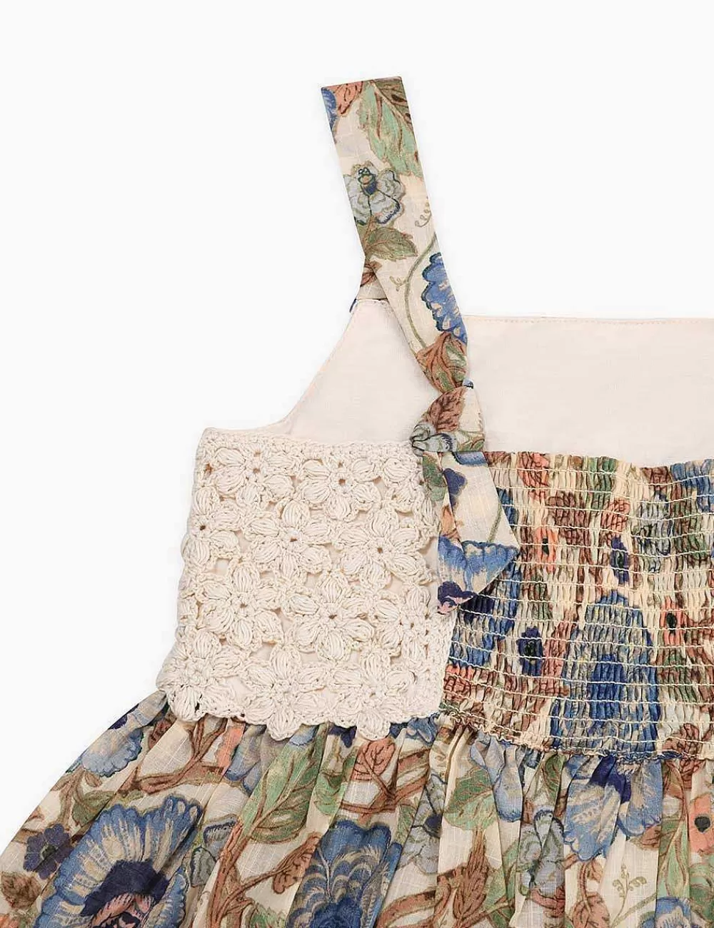 Online ZIMMERMANN Junie Crochet Top Woven Dress