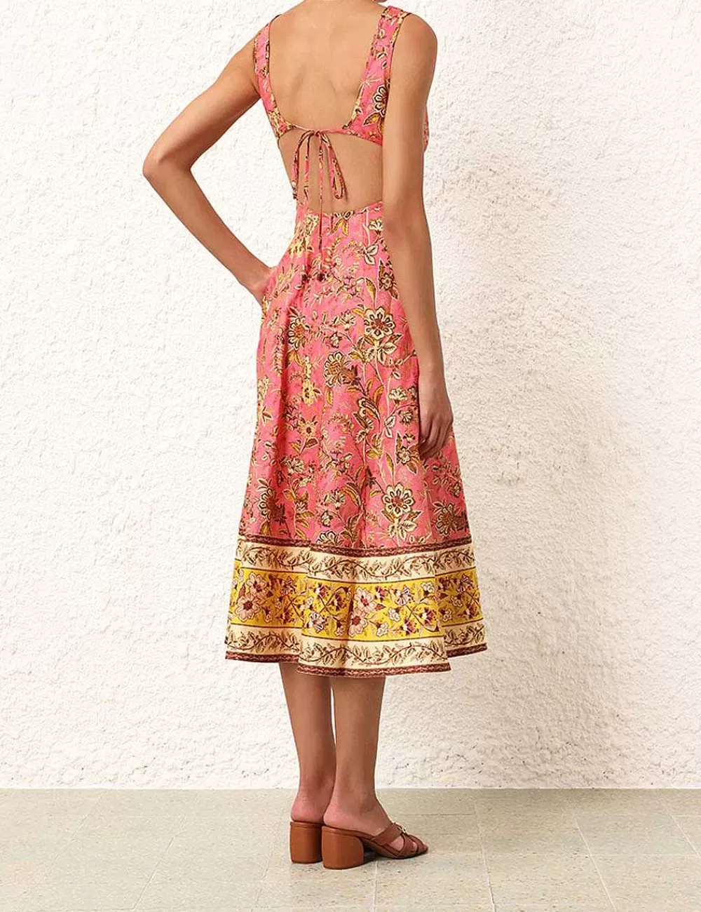 Store ZIMMERMANN Junie Cut Out Midi Dress