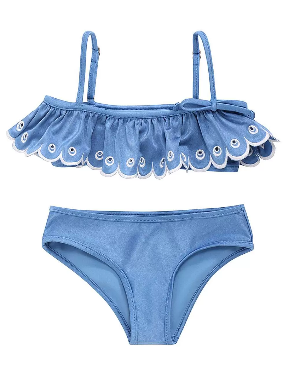 Clearance ZIMMERMANN Junie Embroidery Frill Bikini