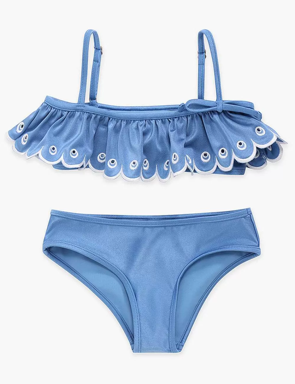 Clearance ZIMMERMANN Junie Embroidery Frill Bikini