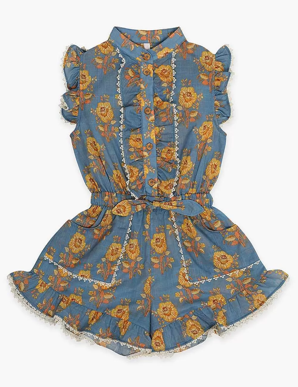 Hot ZIMMERMANN Junie Frill Playsuit