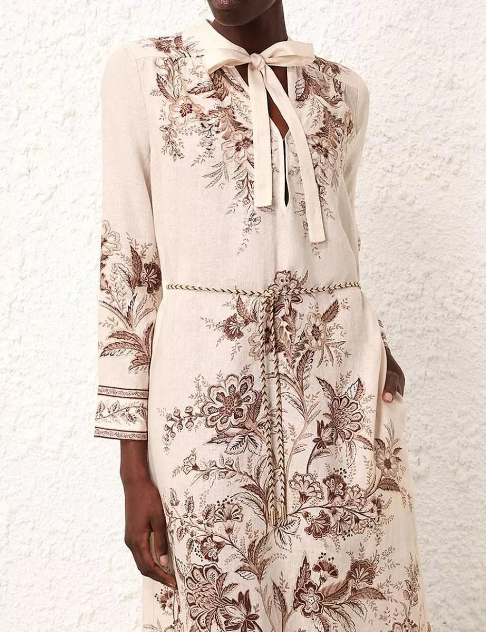 Cheap ZIMMERMANN Junie Long Sleeve Maxi Dress