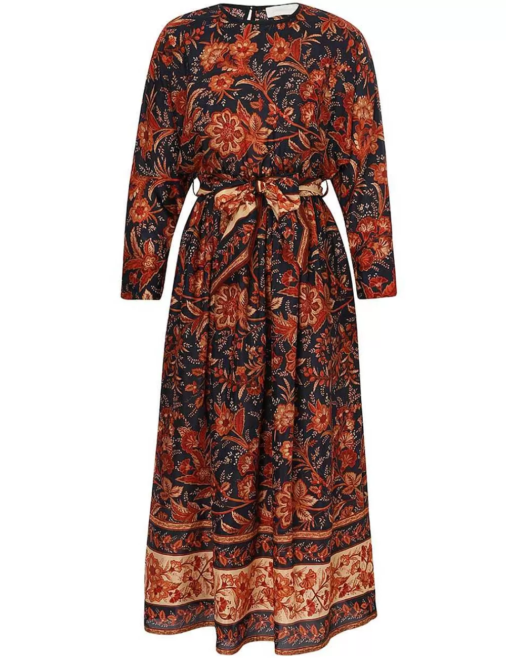 Sale ZIMMERMANN Junie Long Sleeve Midi Dress