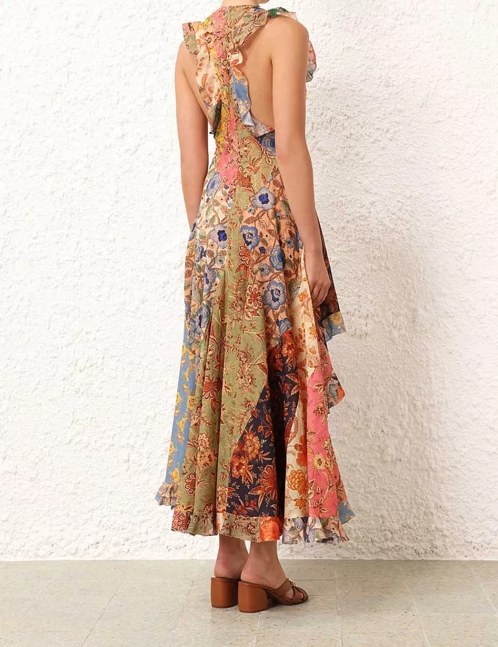 Discount ZIMMERMANN Junie Racer Back Midi Dress