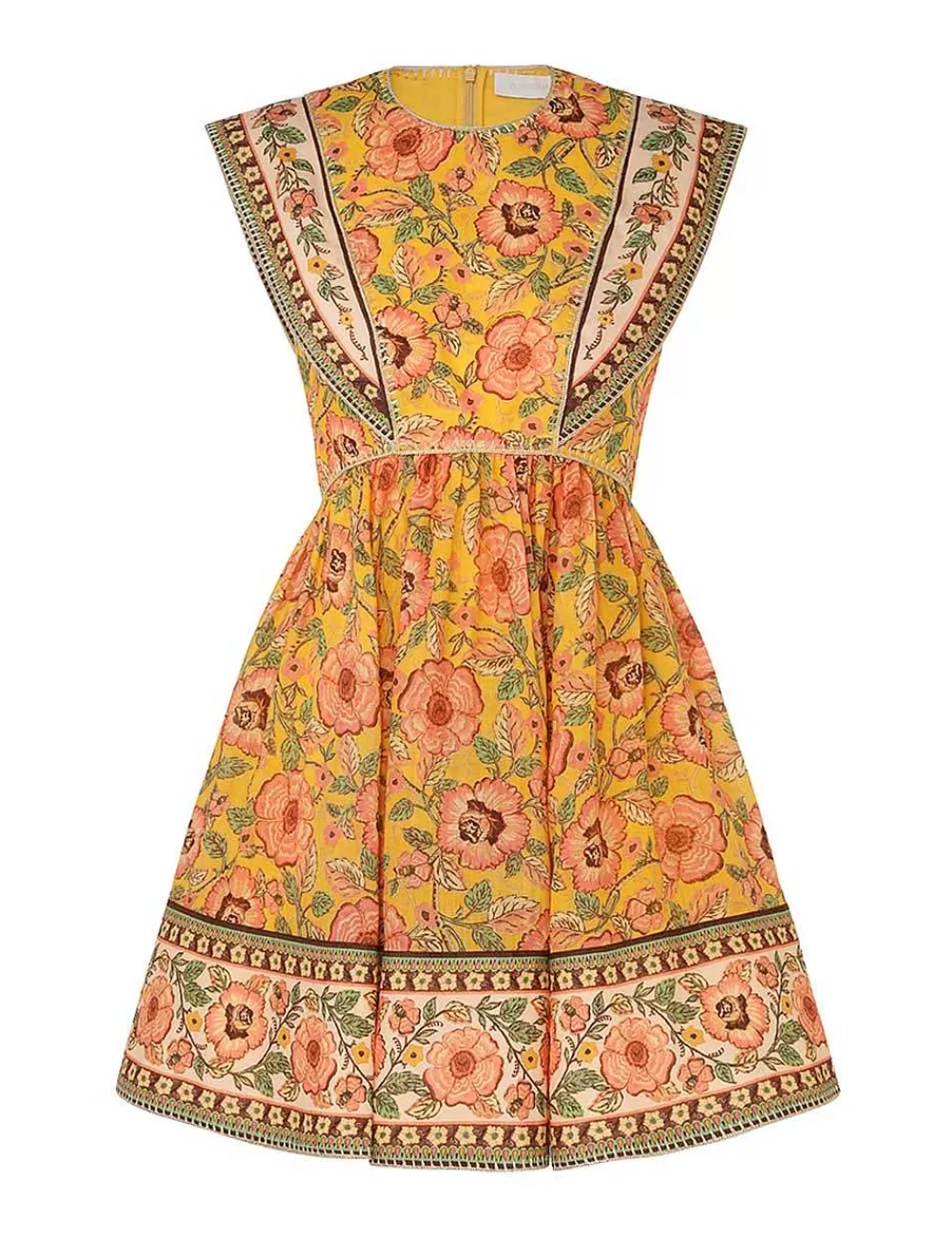 Fashion ZIMMERMANN Junie Spliced Mini Dress