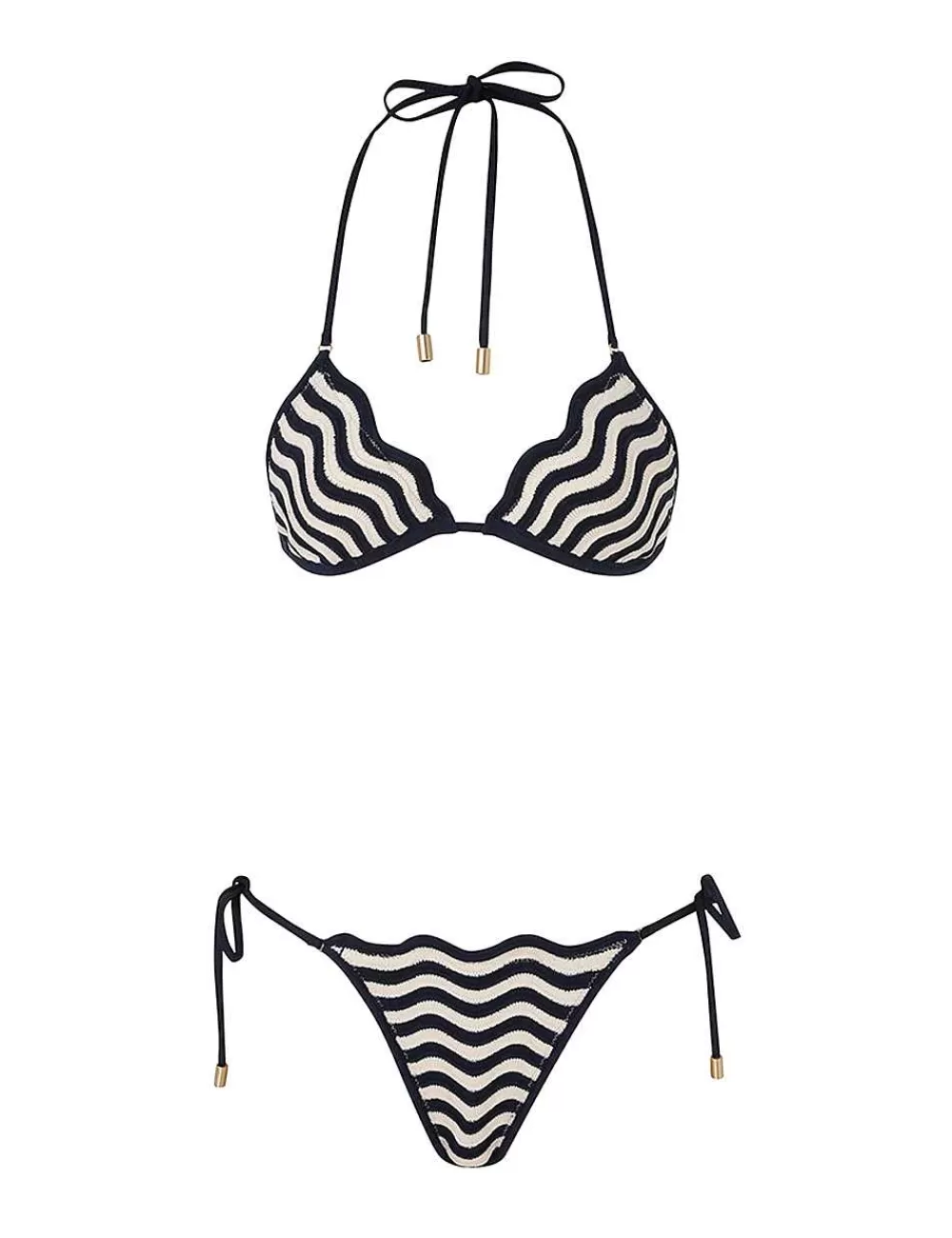 Best Sale ZIMMERMANN Junie Textured Knit Bikini