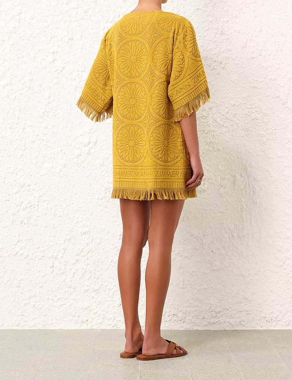 Fashion ZIMMERMANN Junie Towelling Mini Dress