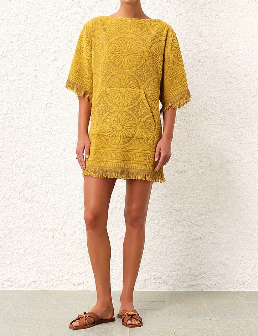 Fashion ZIMMERMANN Junie Towelling Mini Dress