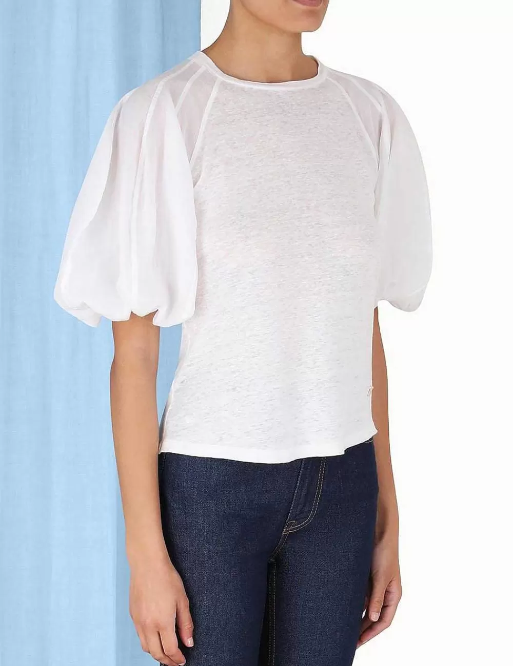 Online ZIMMERMANN Lantern Sleeve Tee