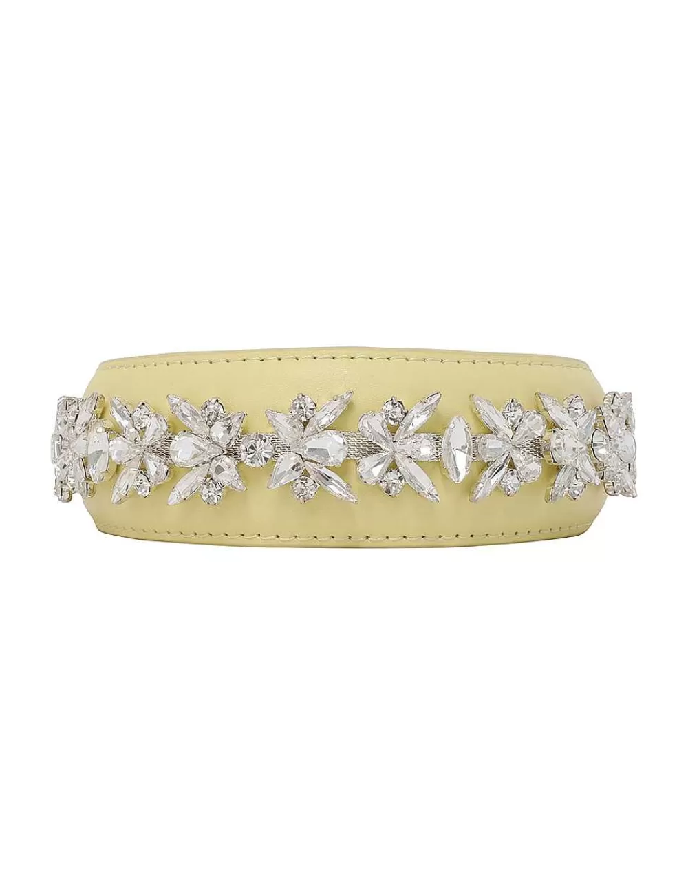 Shop ZIMMERMANN Leather Crystal Headband
